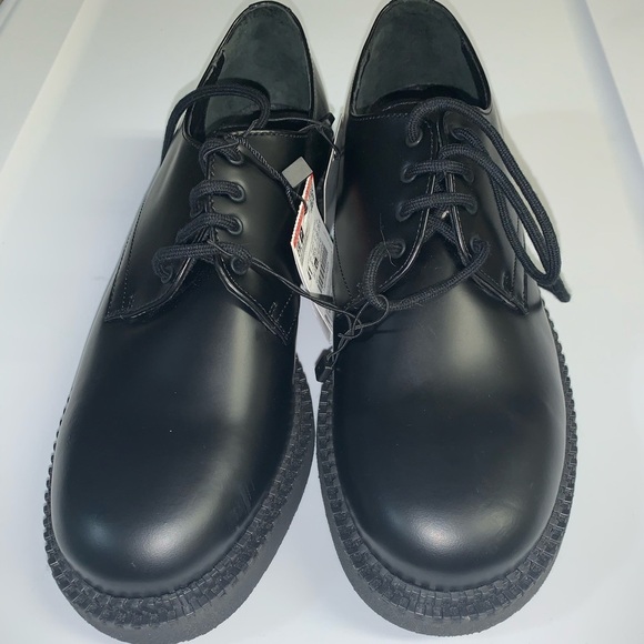 Zara black matte leather new with tags